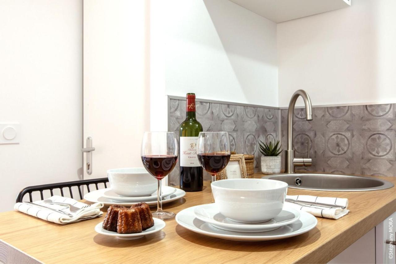 Life&Travel - Studio Cosy - Parking - Terrasse Bordéus Exterior foto